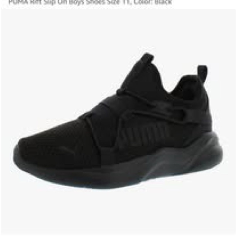 PUMA Kids Black Sneakers
